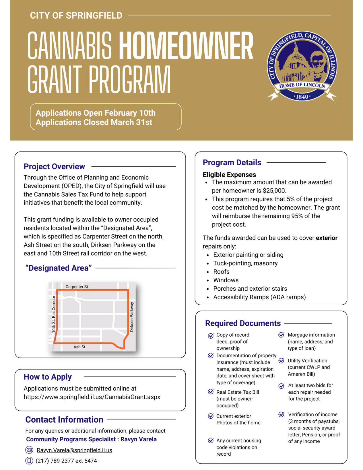 Cannabis Homeowner Grant Flyer - 1